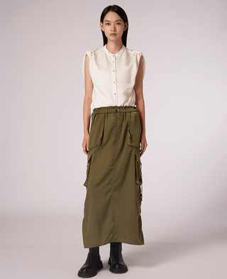 IUTILA Skirt,BROWN, large image number 0