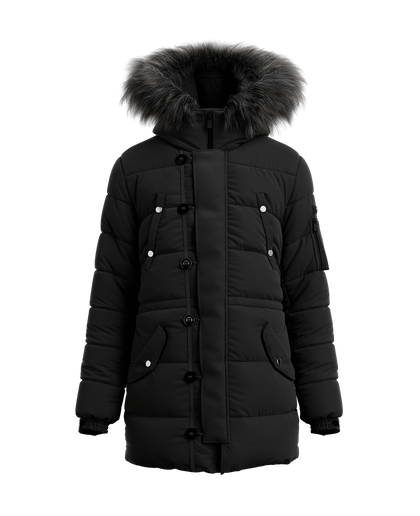 [Wool] FONDO Down Jacket,BLACK, medium