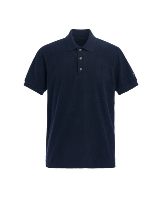 FAZIO Polo Shirt,NAVY, large image number 0