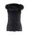 ZALAGA Women's Down Vest,BLACK, swatch