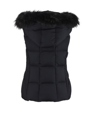 ZALAGA Women's Down Vest,BLACK, large image number 1