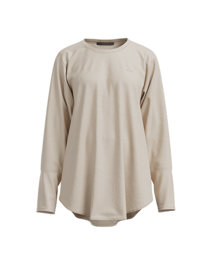 ELEDA Long Sleeve T-Shirts,IVORY, medium